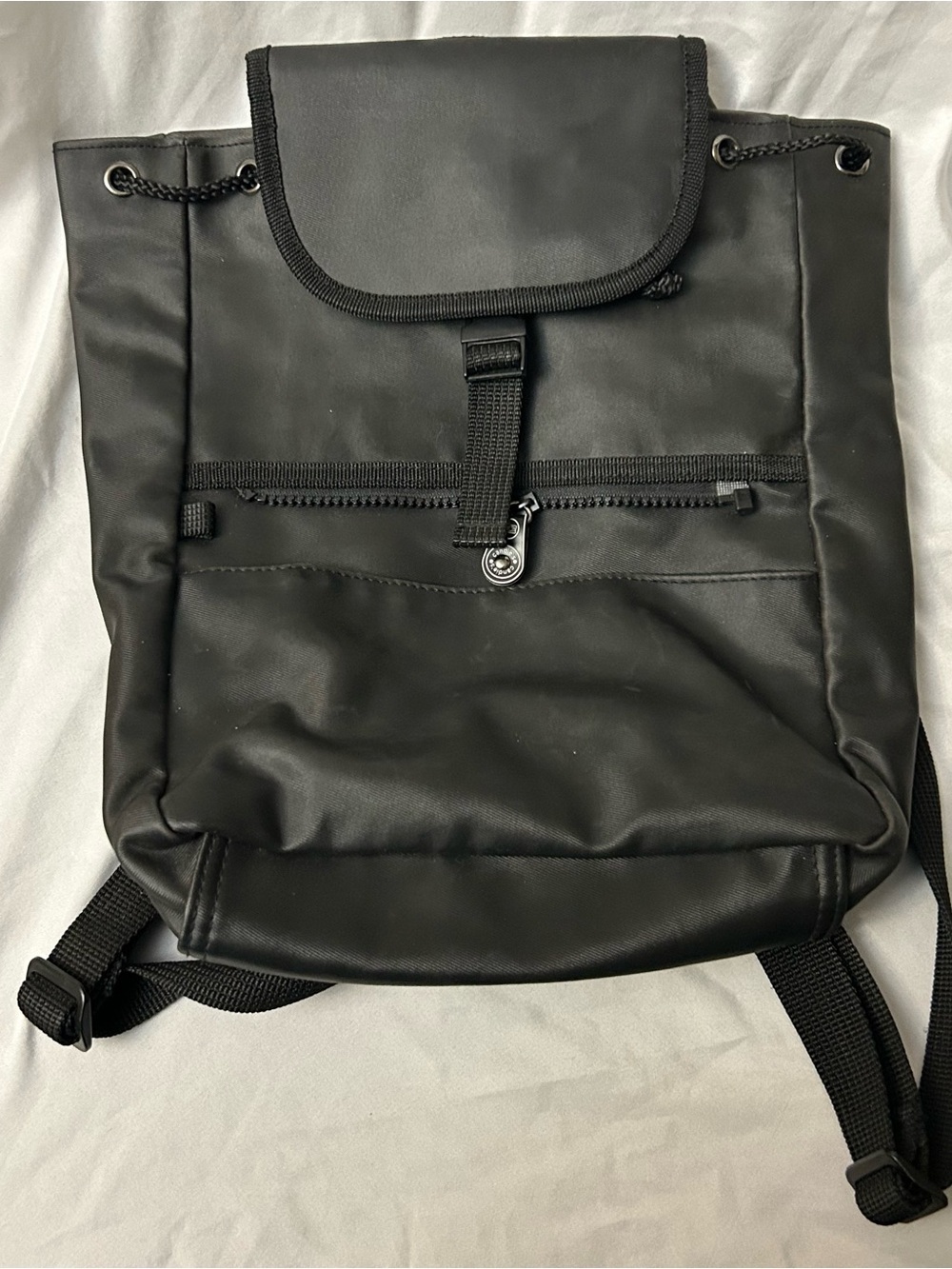 Candies Black Drawstring Backpack